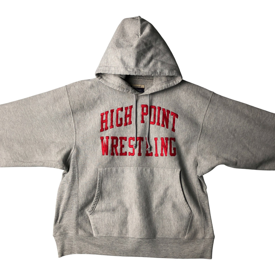 2000'S Champion Premium Reverse Weave College Pullover Hoodie, Men's Size Medium cotton gray type Vintage Second Hand