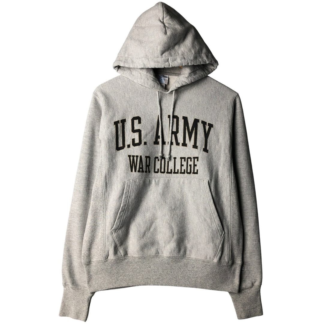 Champion REVERSE WEAVE Reverse Weave College Sweat Pullover Hoodie Men's S cotton gray type Vintage Second Hand