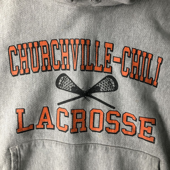 00'S Champion Premium Reverse Weave College Sweat Pullover Hoodie, Men's Size L cotton gray type Vintage Second Hand