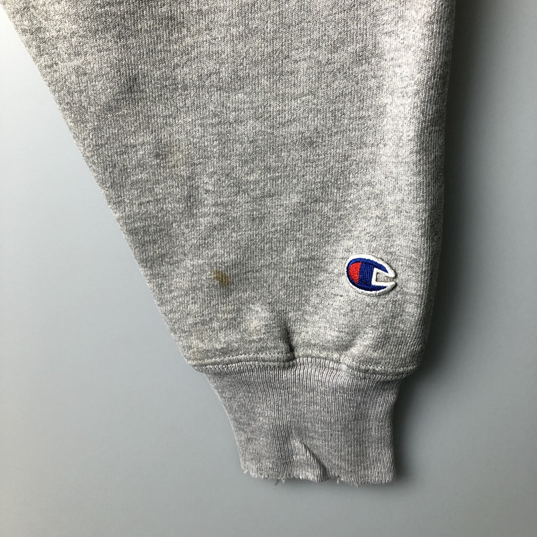 00'S Champion Premium Reverse Weave College Sweat Pullover Hoodie, Men's Size L cotton gray type Vintage Second Hand