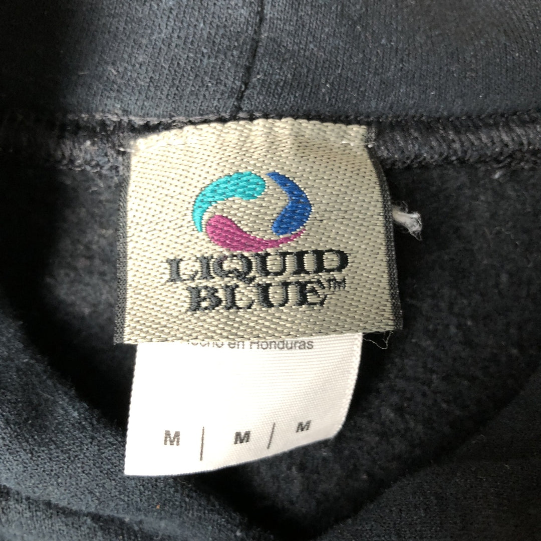 Liquid Blue PINK FLOYD Pink Floyd Band Full-Zip Hoodie, Men's Size M cotton black type Vintage Second Hand