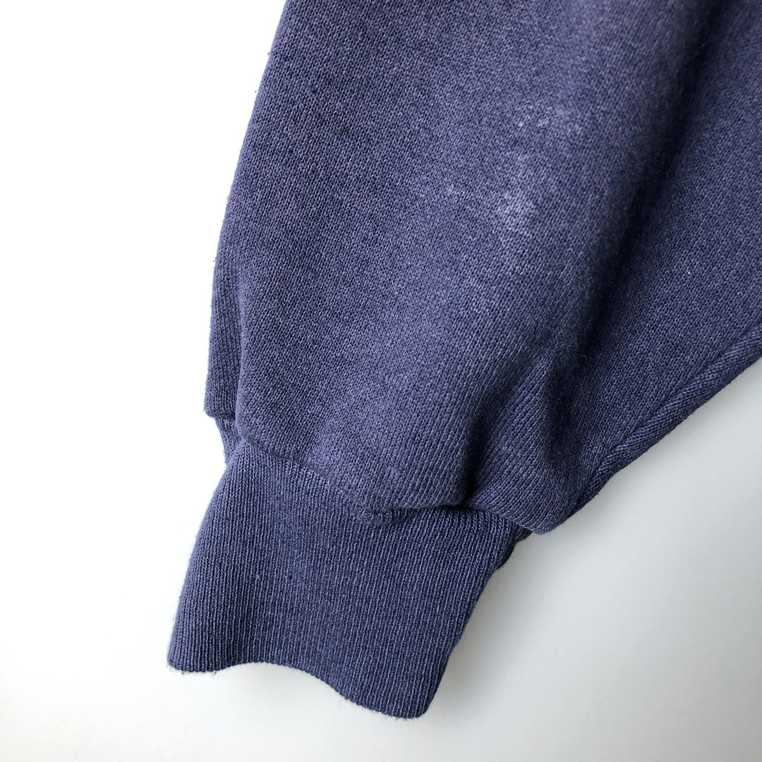 90'S Jerzees Sweat Full Zip Hoodie Made in USA Men's XL Vintage cotton navy blue type Vintage Second Hand