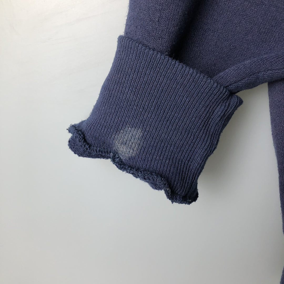 90'S Jerzees Sweat Full Zip Hoodie Made in USA Men's XL Vintage cotton navy blue type Vintage Second Hand