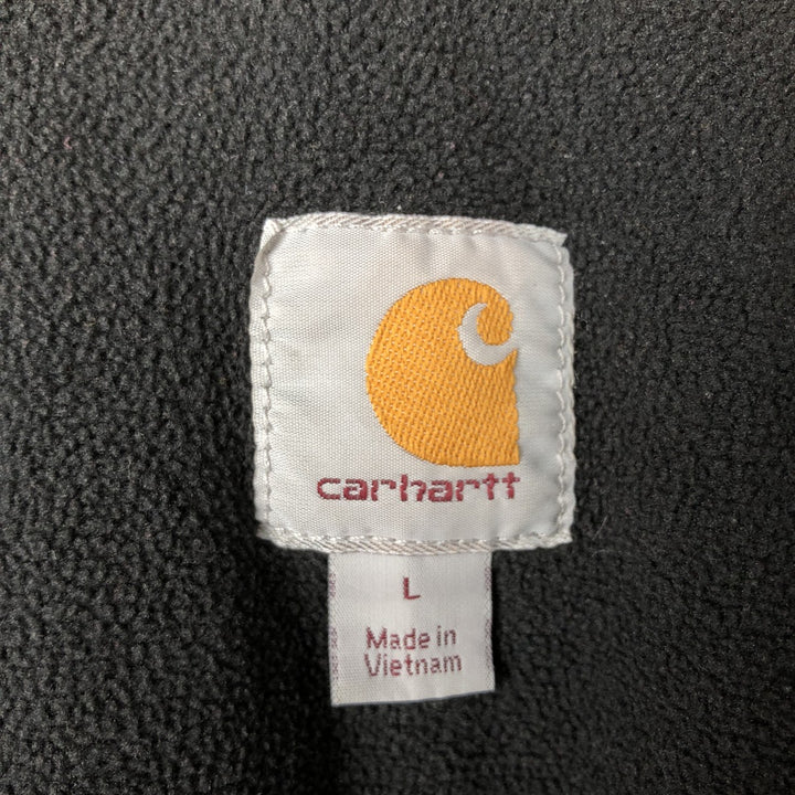 Carhartt Sweat Full Zip Hoodie Men's L size cotton Charcoal Vintage Second Hand