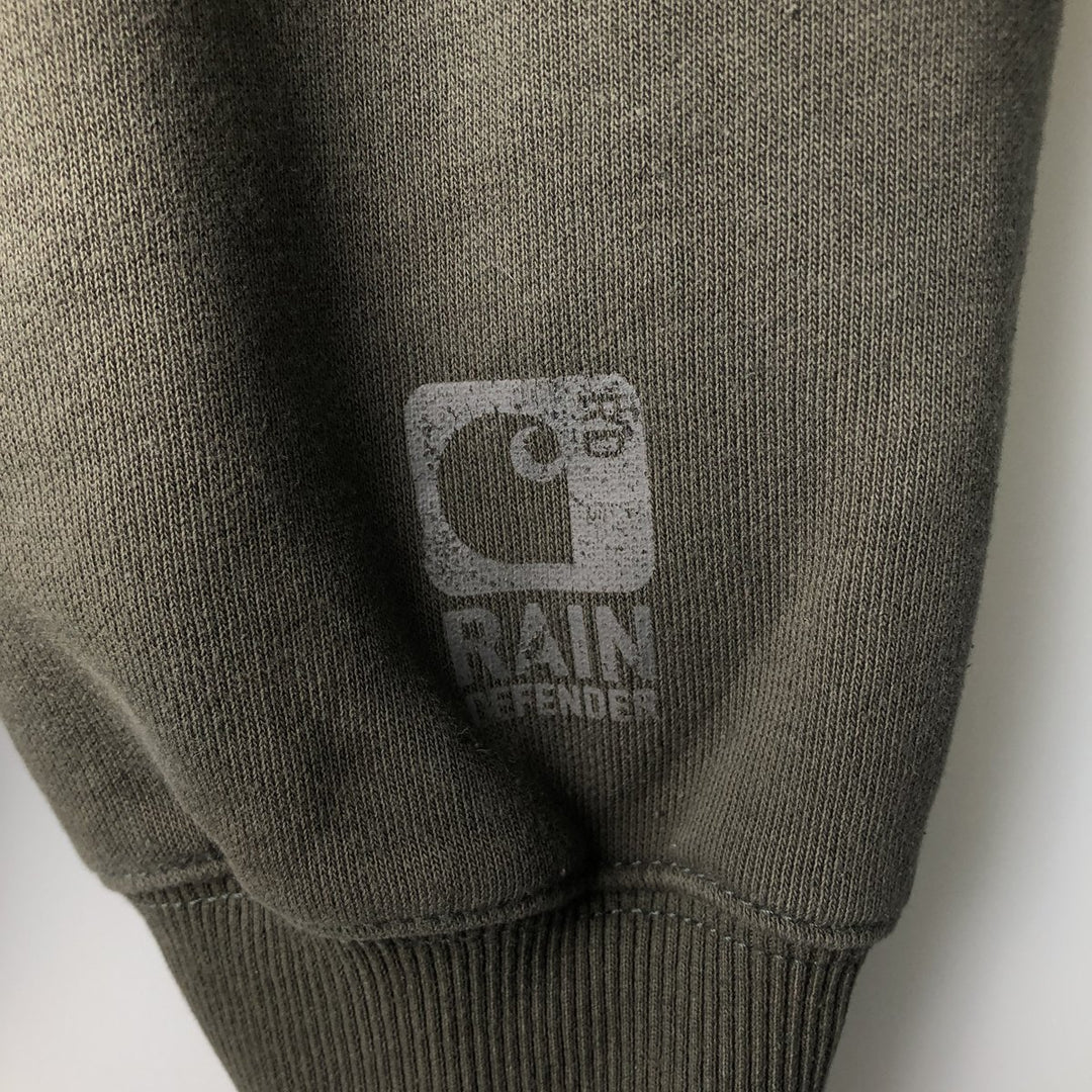 Carhartt Sweat Full Zip Hoodie Men's L size cotton Charcoal Vintage Second Hand