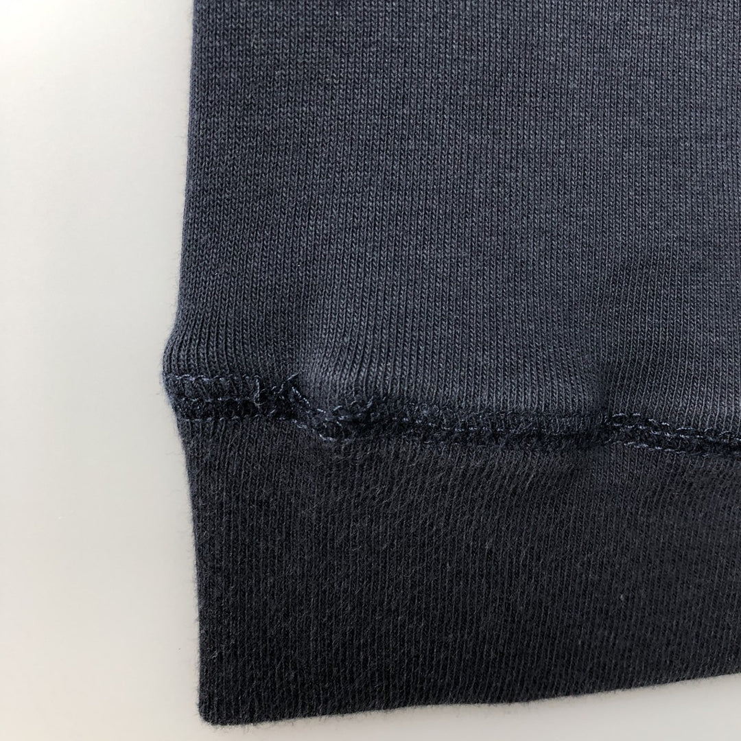 2000'S Eddie Bauer Henley Neck Thermal Long T-Shirt, Men's Size L cotton navy blue type Vintage Second Hand