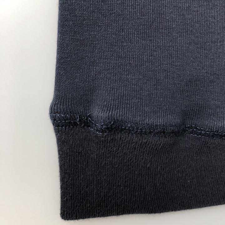 2000'S Eddie Bauer Henley Neck Thermal Long T-Shirt, Men's Size L cotton navy blue type Vintage Second Hand