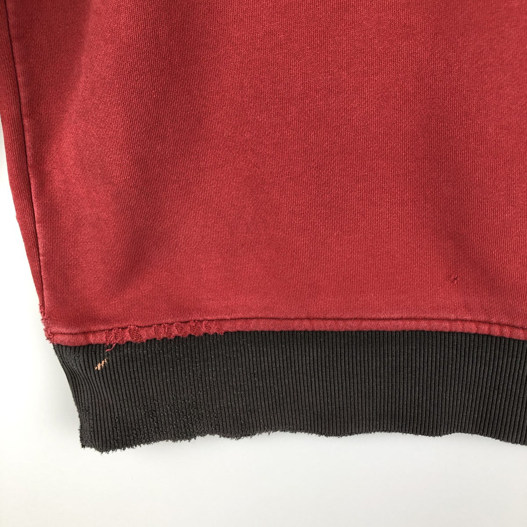 Harley-Davidson Eagle Pattern Advertising Sweatshirt, Men's Size Medium cotton red type Vintage Second Hand