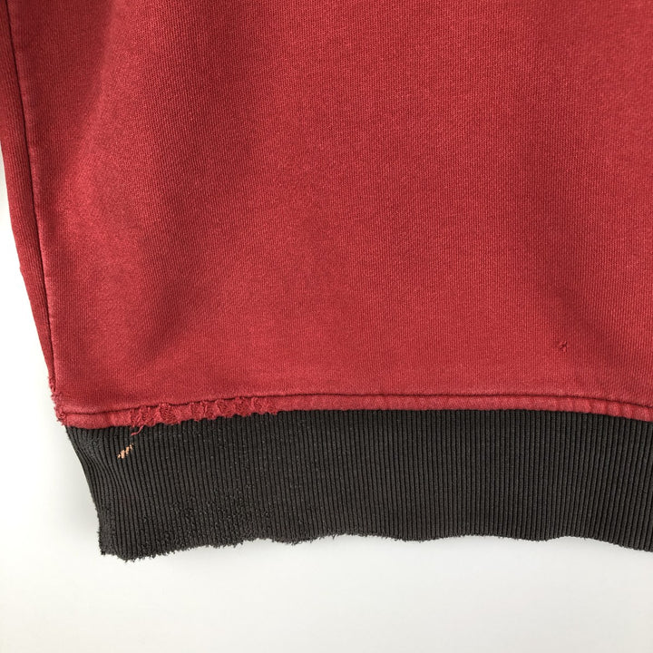 Harley-Davidson Eagle Pattern Advertising Sweatshirt, Men's Size Medium cotton red type Vintage Second Hand