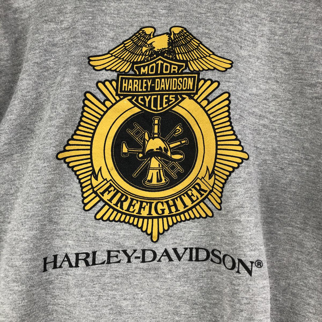 Vintage Harley-Davidson Eagle Advertising Sweatshirt, Men's Size L cotton gray type Vintage Second Hand