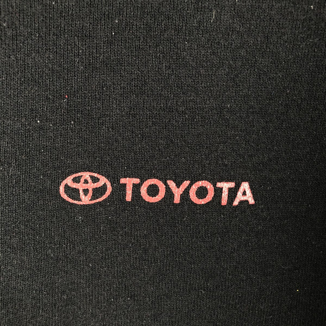 Vintage 90'S Fruit of the Loom Toyota Advertising Sweatshirt, Made in USA, Men's XL cotton black type Vintage Second Hand