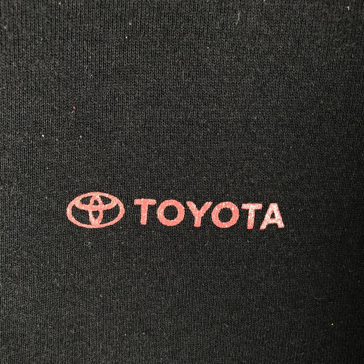 Vintage 90'S Fruit of the Loom Toyota Advertising Sweatshirt, Made in USA, Men's XL cotton black type Vintage Second Hand