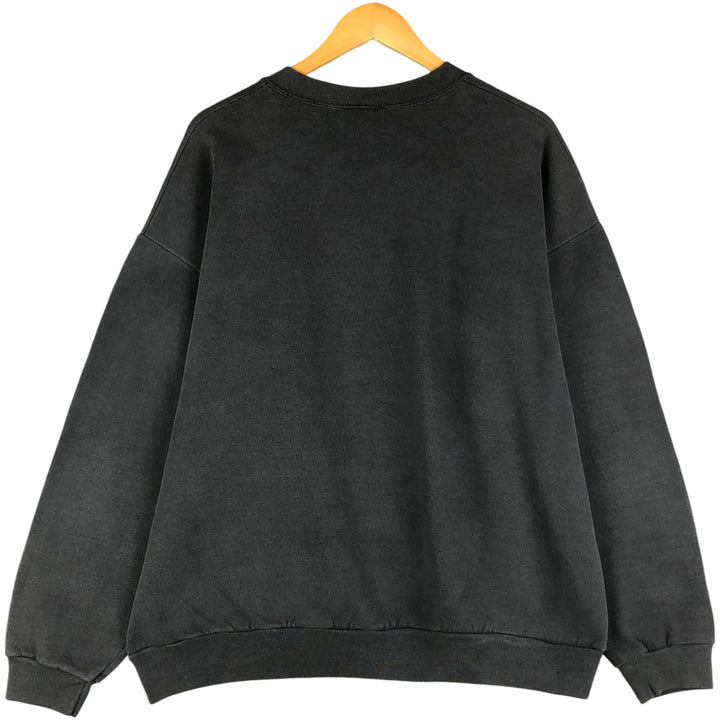 OUTDOOR GEAR Message Deer Print Animal Sweatshirt, Men's Size XL cotton black type Vintage Second Hand