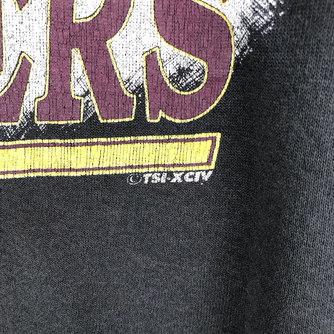 Vintage 90'S Lee Black Panther Pattern Print Sweatshirt, Made in USA, Men's Size L cotton black type Vintage Second Hand