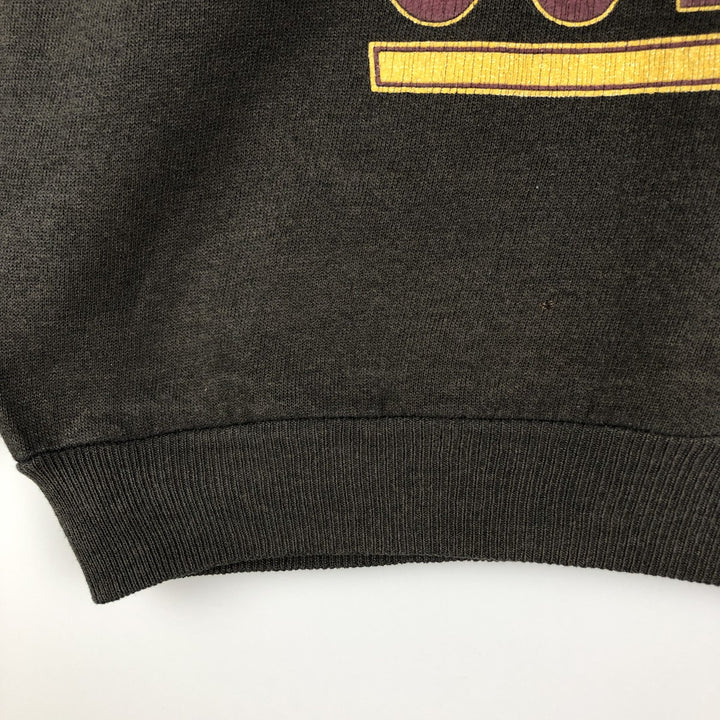 Vintage 90'S Lee Black Panther Pattern Print Sweatshirt, Made in USA, Men's Size L cotton black type Vintage Second Hand