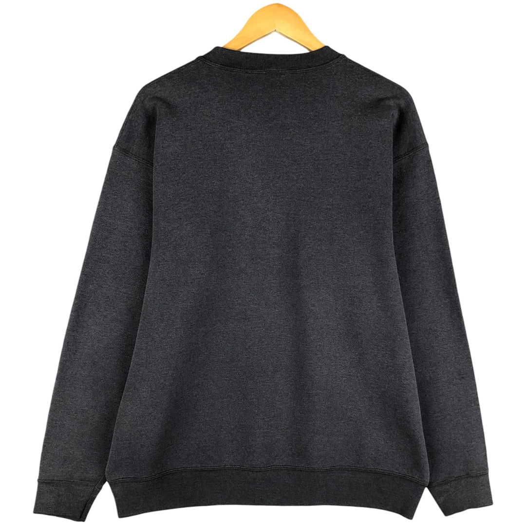90'S ONEITA embroidered sweatshirt, made in the USA, men's size XL, vintage cotton black type Vintage Second Hand