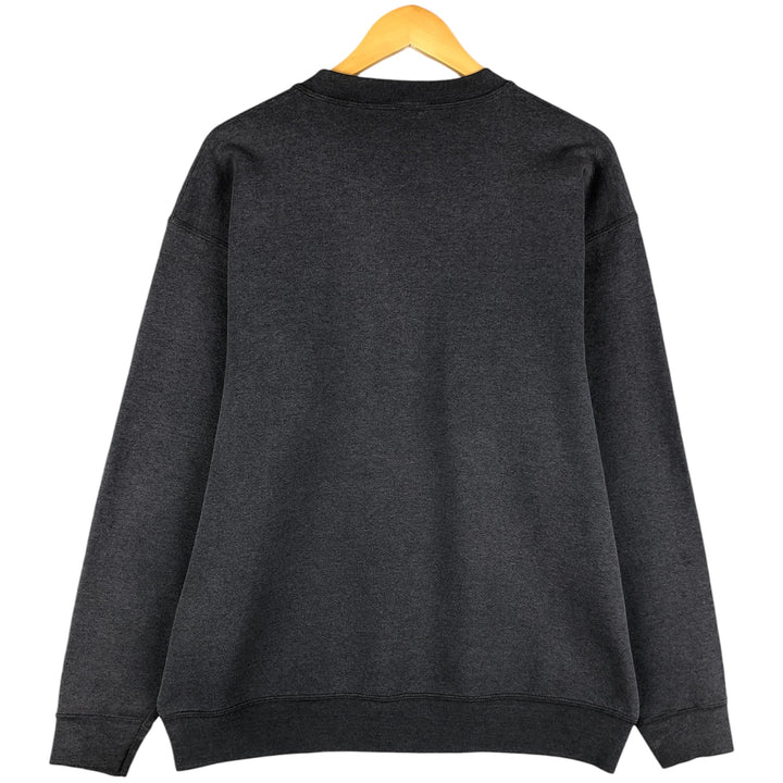 90'S ONEITA embroidered sweatshirt, made in the USA, men's size XL, vintage cotton black type Vintage Second Hand