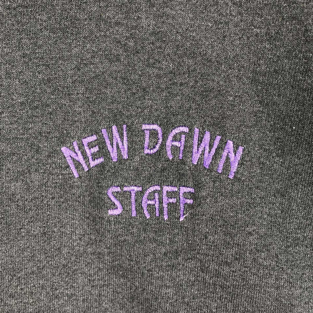 90'S ONEITA embroidered sweatshirt, made in the USA, men's size XL, vintage cotton black type Vintage Second Hand