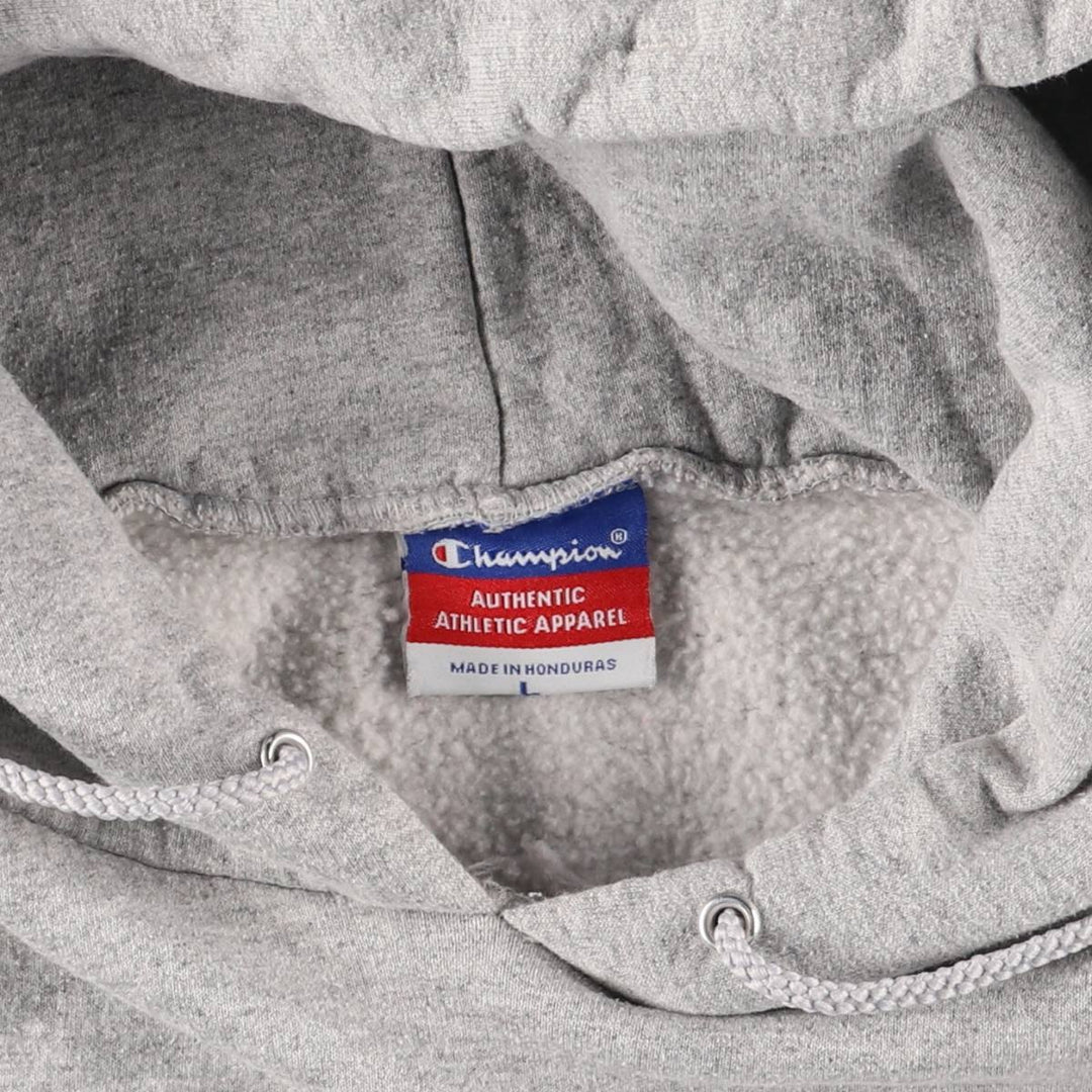 2000'S Champion Authentic Athletic Apparel College Pullover Hoodie, Men's Size L cotton gray type Vintage Second Hand