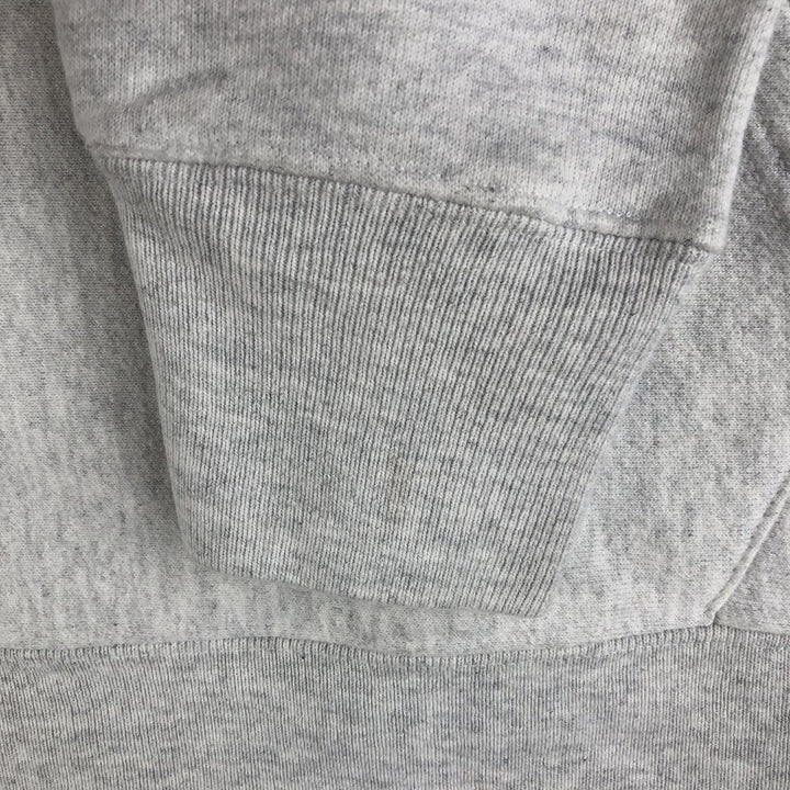 Champion Reverse Weave 3-row print college sweatshirt pullover hoodie, size M for men cotton gray type Vintage Second Hand