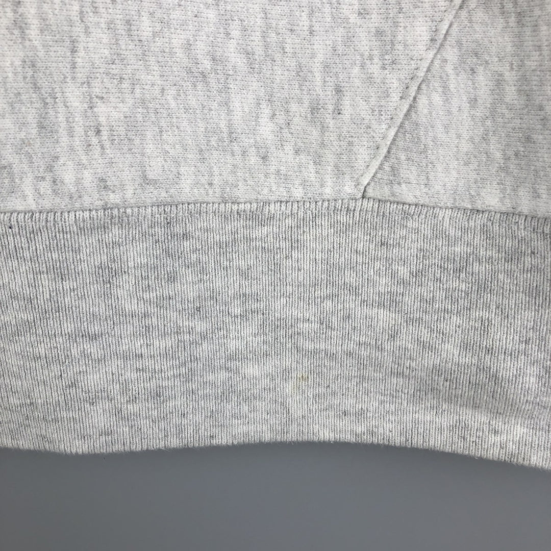 Champion Reverse Weave 3-row print college sweatshirt pullover hoodie, size M for men cotton gray type Vintage Second Hand
