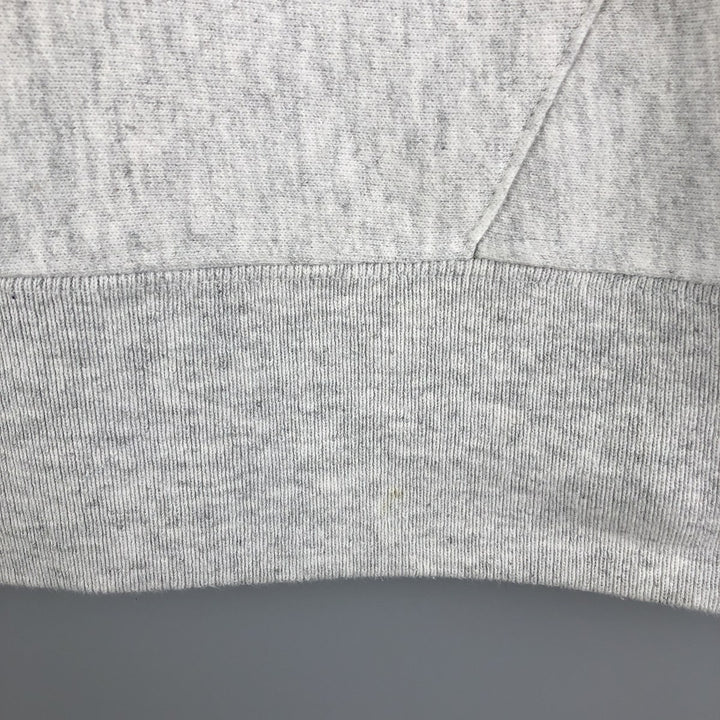 Champion Reverse Weave 3-row print college sweatshirt pullover hoodie, size M for men cotton gray type Vintage Second Hand