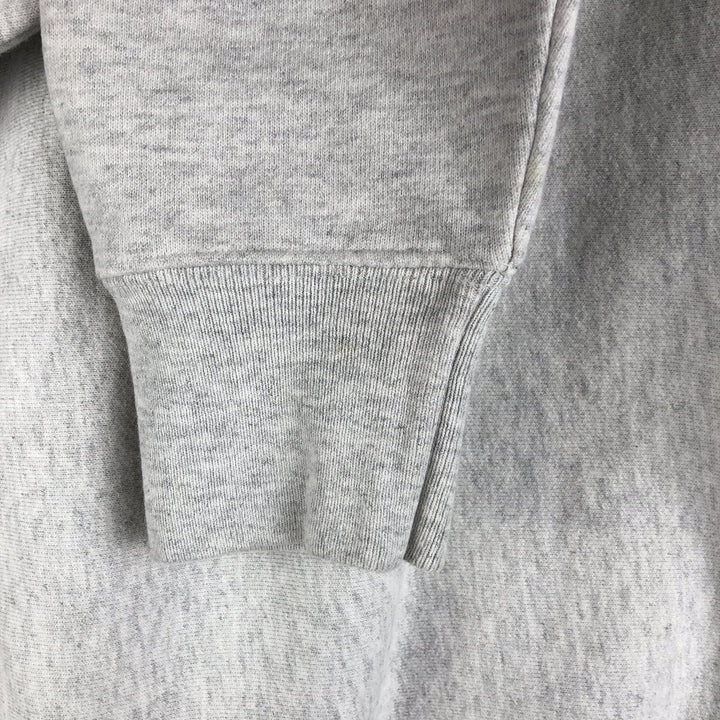 Champion Reverse Weave 3-row print college sweatshirt pullover hoodie, size M for men cotton gray type Vintage Second Hand