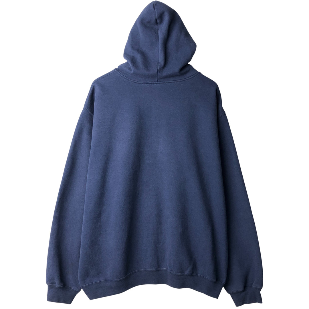 Carhartt Sweat Full Zip Hoodie Men's XXL cotton navy blue type Vintage Second Hand