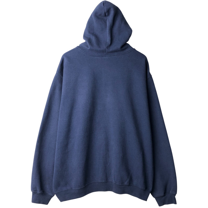 Carhartt Sweat Full Zip Hoodie Men's XXL cotton navy blue type Vintage Second Hand