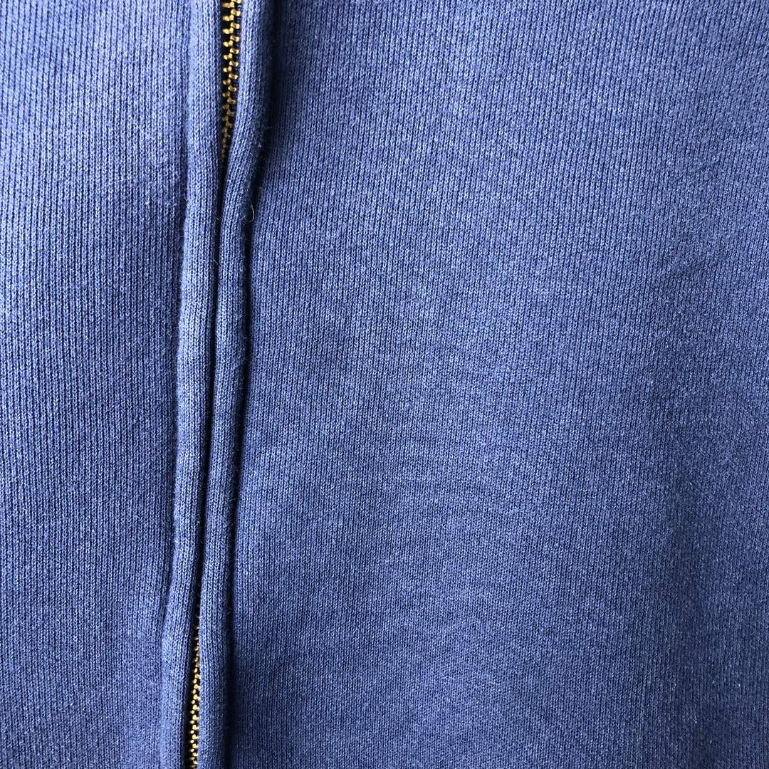 Carhartt Sweat Full Zip Hoodie Men's XXL cotton navy blue type Vintage Second Hand