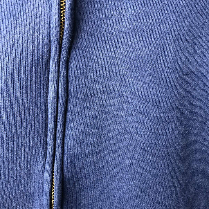 Carhartt Sweat Full Zip Hoodie Men's XXL cotton navy blue type Vintage Second Hand