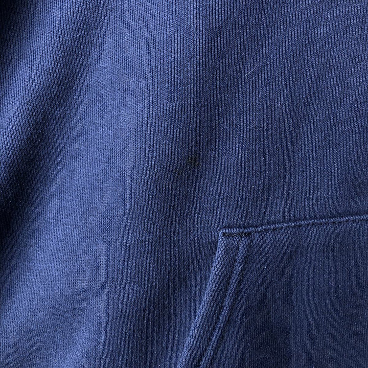 Carhartt Sweat Full Zip Hoodie Men's XXL cotton navy blue type Vintage Second Hand