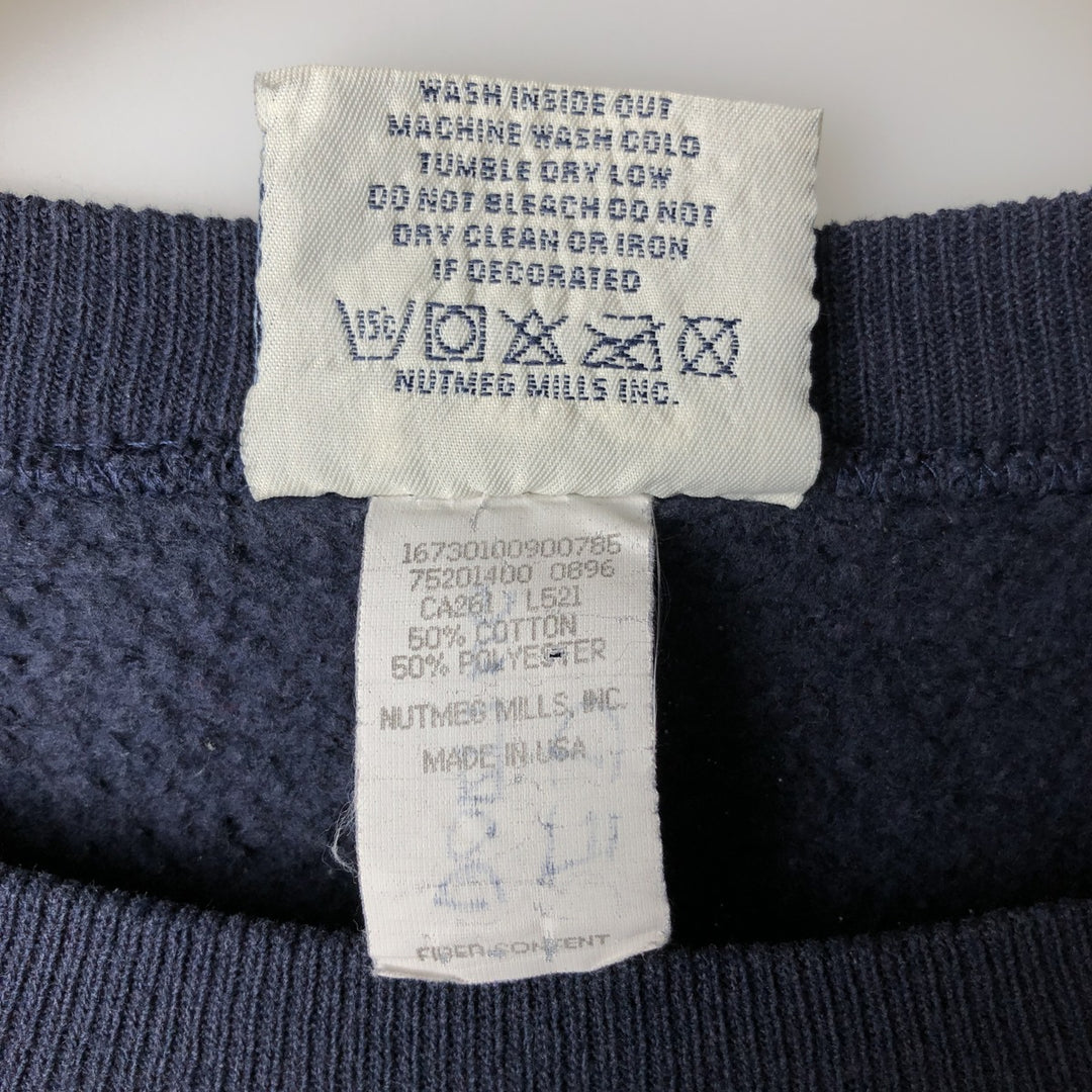 Vintage 1990'S MLB New York Yankees sweatshirt, Made in USA, Men's Size L cotton navy blue type Vintage Second Hand