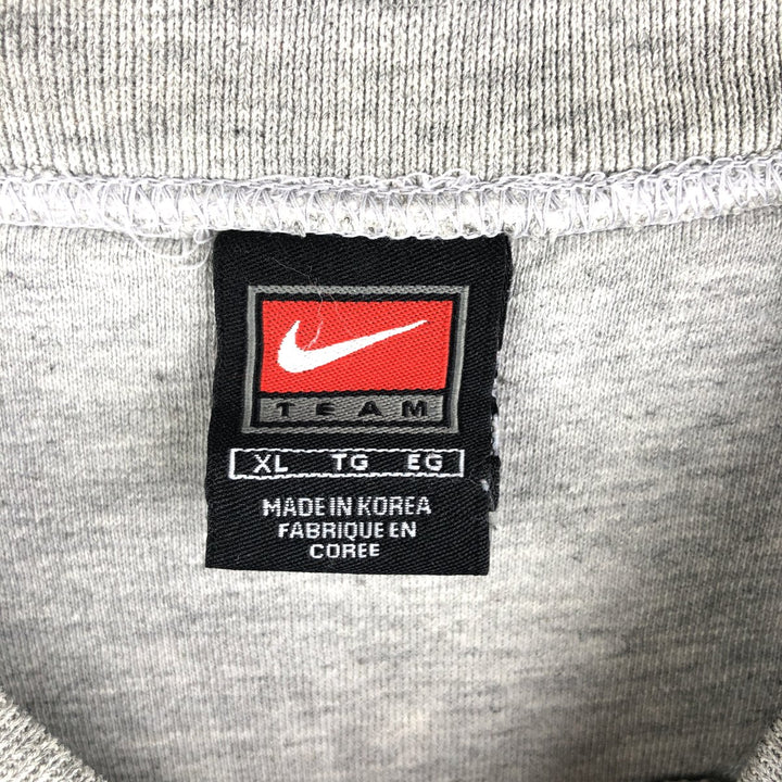 2000'S Nike TEAM NFL Pittsburgh Steelers sweatshirt, men's size XL cotton gray type Vintage Second Hand