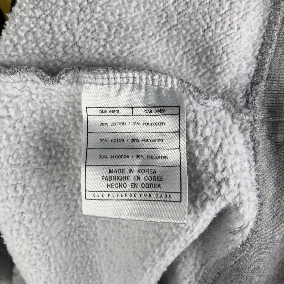 2000'S Nike TEAM NFL Pittsburgh Steelers sweatshirt, men's size XL cotton gray type Vintage Second Hand