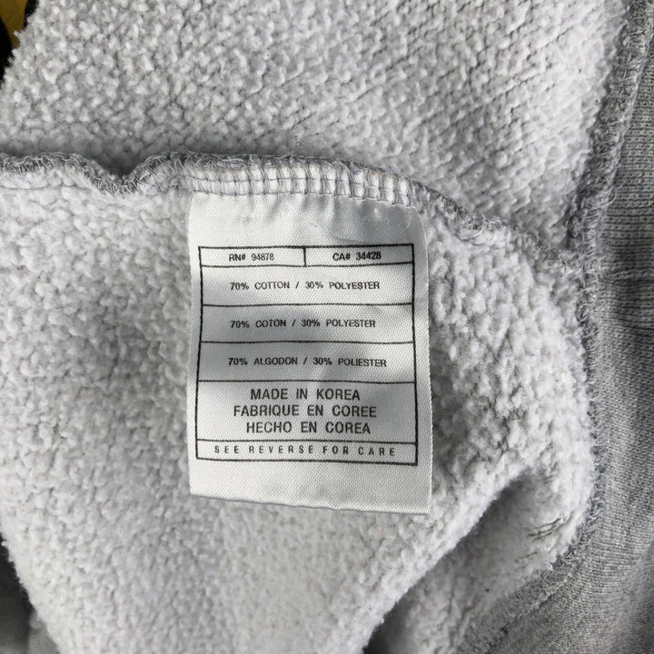 2000'S Nike TEAM NFL Pittsburgh Steelers sweatshirt, men's size XL cotton gray type Vintage Second Hand