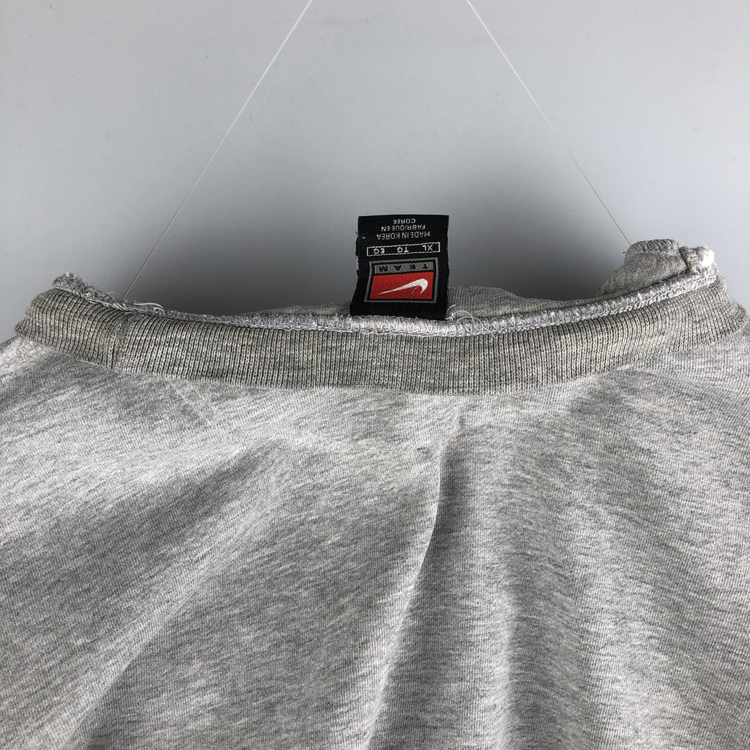 2000'S Nike TEAM NFL Pittsburgh Steelers sweatshirt, men's size XL cotton gray type Vintage Second Hand