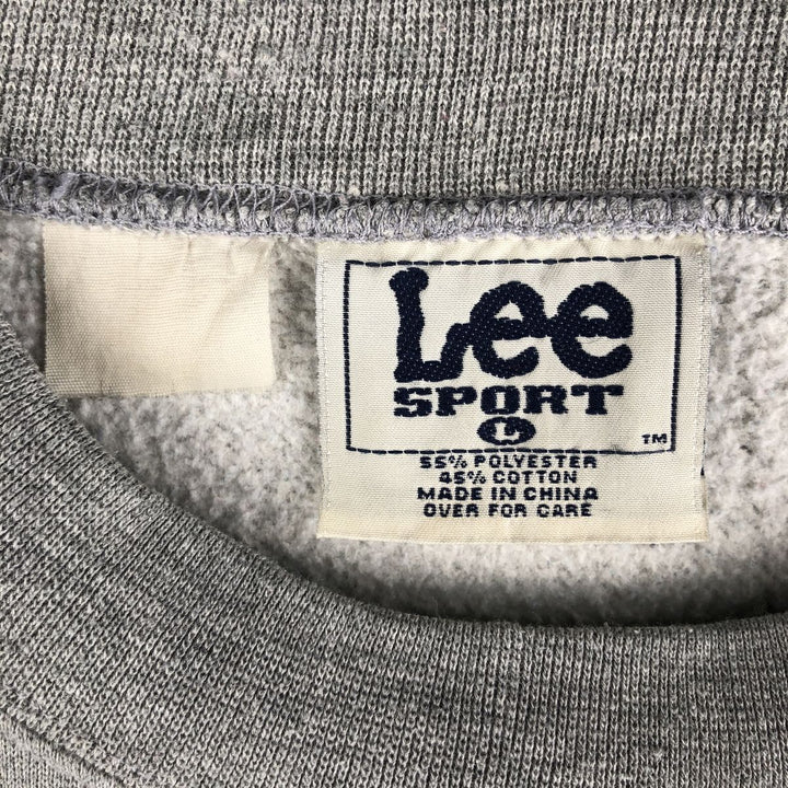 2000'S Lee SPORT MLB New York Mets Sweatshirt, Men's Size L polyester gray type Vintage Second Hand