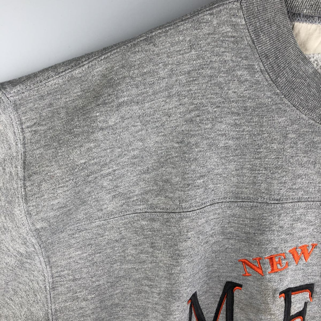 2000'S Lee SPORT MLB New York Mets Sweatshirt, Men's Size L polyester gray type Vintage Second Hand