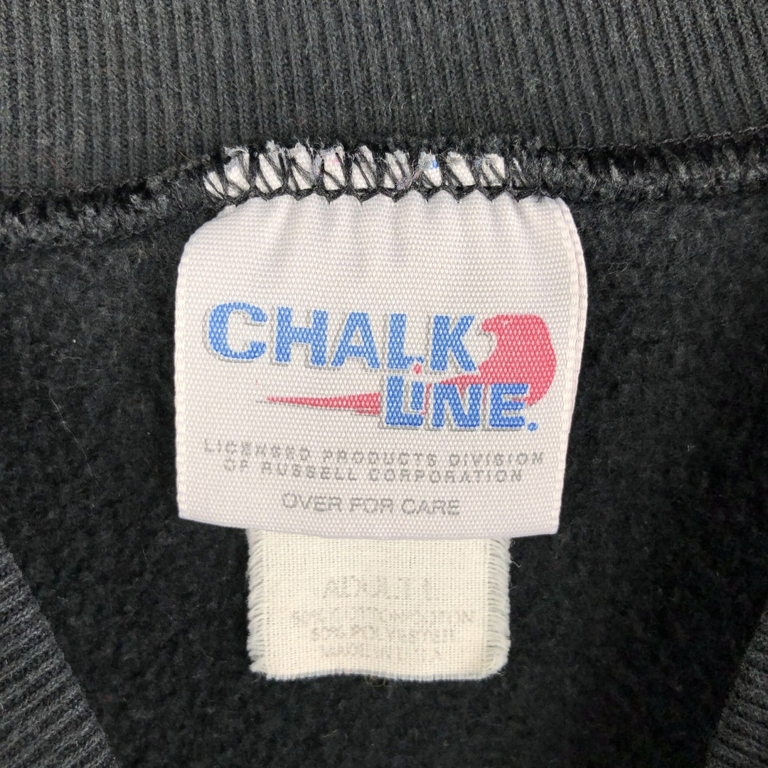 Vintage 90'S Chalk Line NFL Miami Dolphins Print Sweatshirt, Made in USA, Men's Size Large cotton black type Vintage Second Hand
