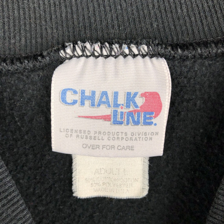 Vintage 90'S Chalk Line NFL Miami Dolphins Print Sweatshirt, Made in USA, Men's Size Large cotton black type Vintage Second Hand