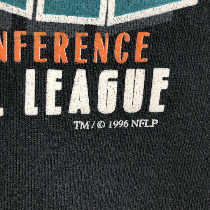Vintage 90'S Chalk Line NFL Miami Dolphins Print Sweatshirt, Made in USA, Men's Size Large cotton black type Vintage Second Hand