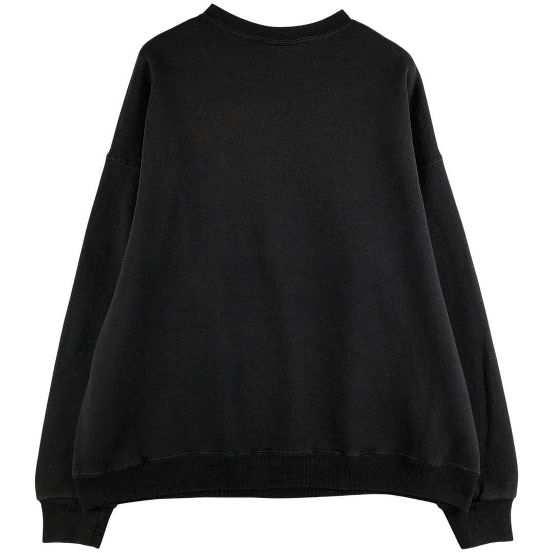 90'S Lee SPORT NFL Pittsburgh Steelers Print Sweatshirt, Made in USA, Men's Size XL cotton black type Vintage Second Hand