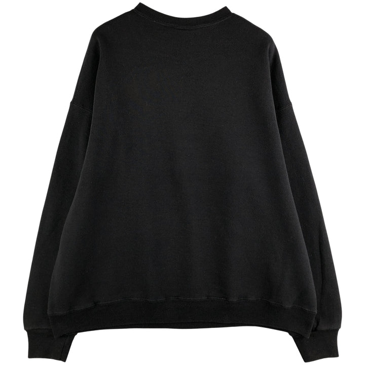 90'S Lee SPORT NFL Pittsburgh Steelers Print Sweatshirt, Made in USA, Men's Size XL cotton black type Vintage Second Hand