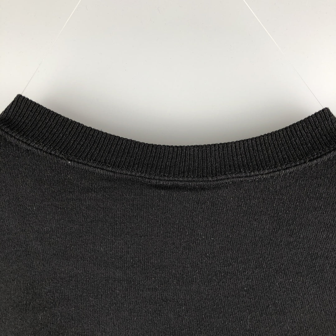 90'S Lee SPORT NFL Pittsburgh Steelers Print Sweatshirt, Made in USA, Men's Size XL cotton black type Vintage Second Hand