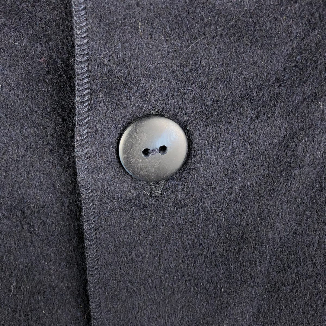 Burberry's OF LONDON wool knit cardigan, men's size S, with collar Merino wool navy blue type Vintage Second Hand