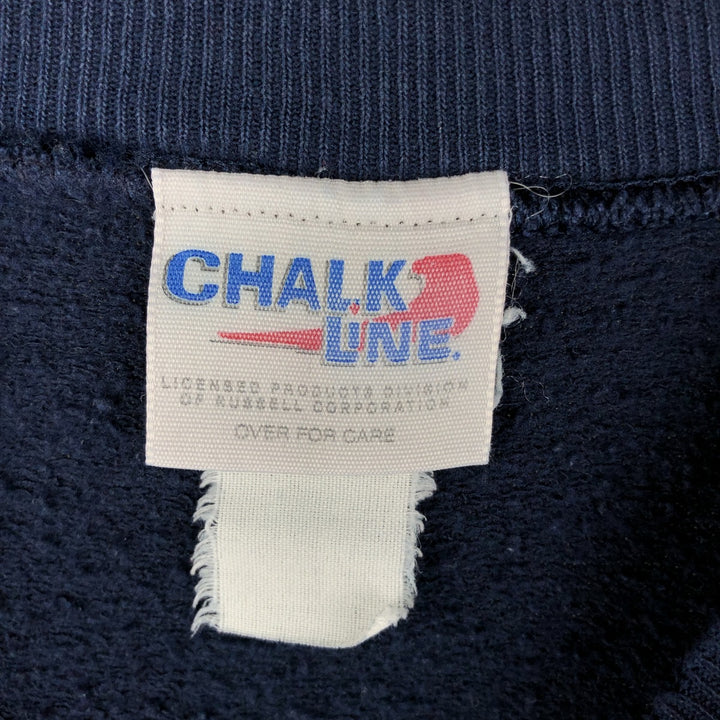 Vintage 90'S Chalk Line NFL Dallas Cowboys Print Sweatshirt, Men's Size XL unclear navy blue type Vintage Second Hand