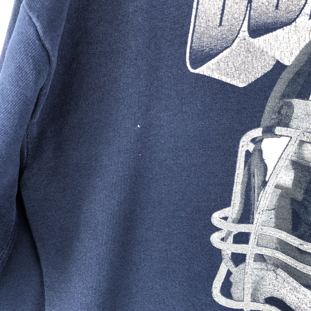 Vintage 90'S Chalk Line NFL Dallas Cowboys Print Sweatshirt, Men's Size XL unclear navy blue type Vintage Second Hand