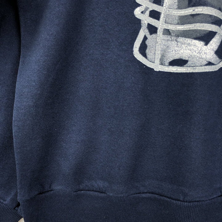 Vintage 90'S Chalk Line NFL Dallas Cowboys Print Sweatshirt, Men's Size XL unclear navy blue type Vintage Second Hand
