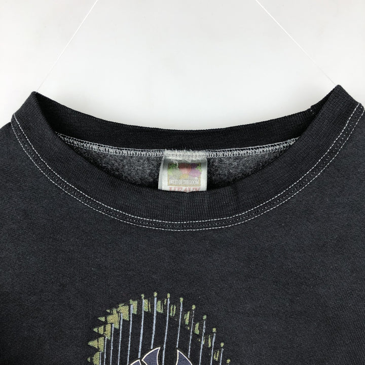 2000'S Fruit of the Loom MLB New York Yankees Print Sweatshirt, Men's Size XL cotton black type Vintage Second Hand